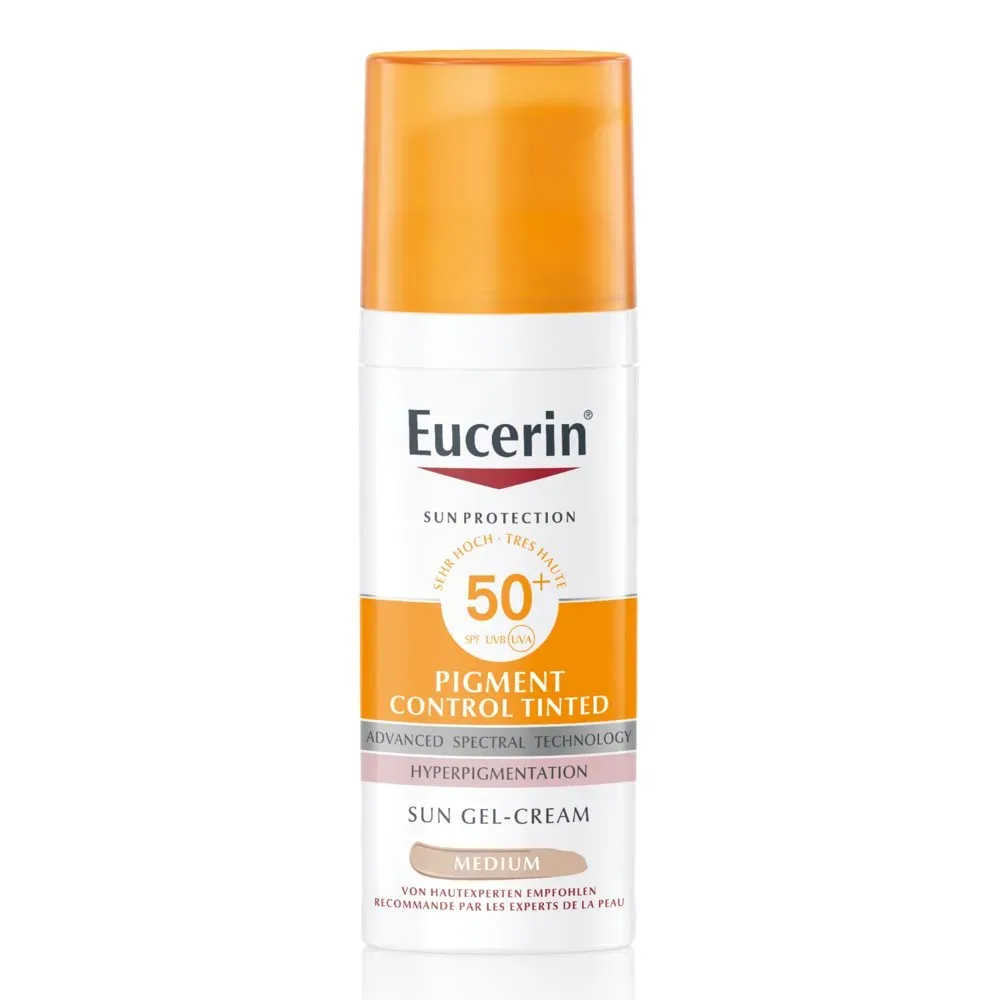 Eucerin - Pigment Control Fluid getönt Medium LSF 50+, Sun, 50 ml