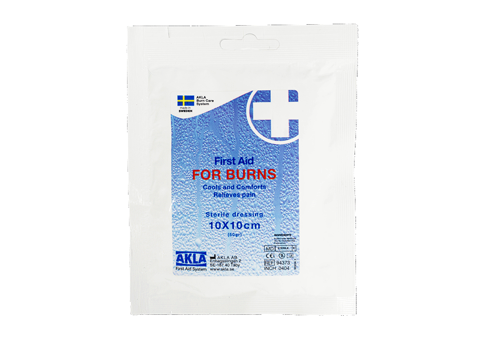 FOR Burns Wundauflage 10x10cm steril mit Gel Btl