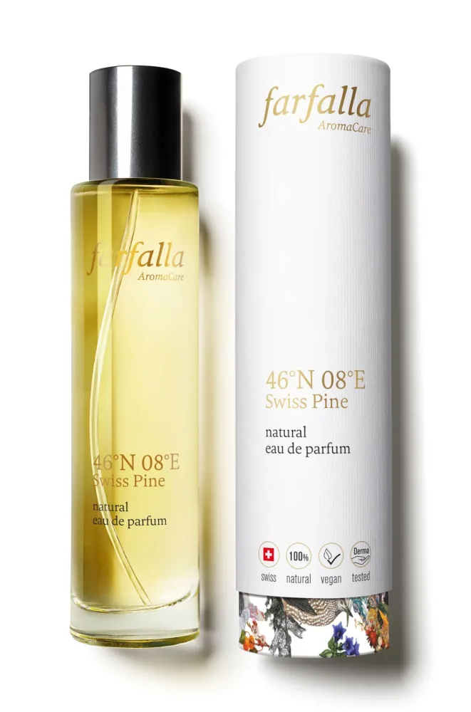 farfalla 46°N 08°E Eau de Parfum natural Swiss Pine Spr 50 ml
