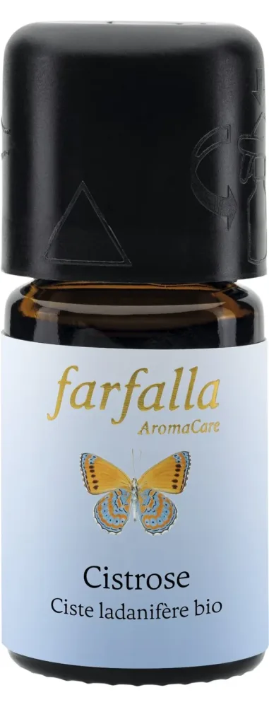 Farfalla ätherisches Öl Cistrose bio Wildsammlung (5ml)