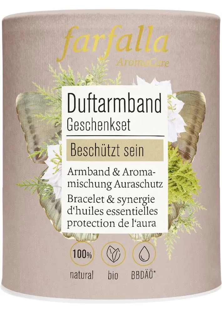 Farfalla Geschenkset Duftarmband Beschützt sein (2-teilig)
