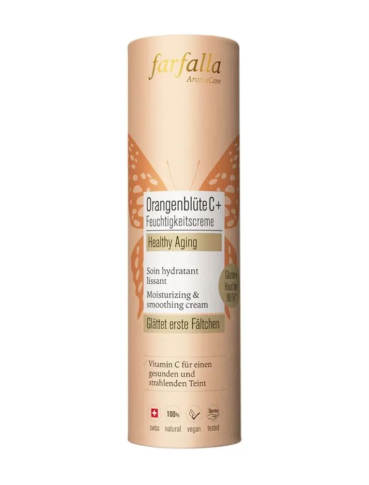 farfalla Orangenblüte C+ Feuchtigkeitscreme, Healthy Aging, 30ml