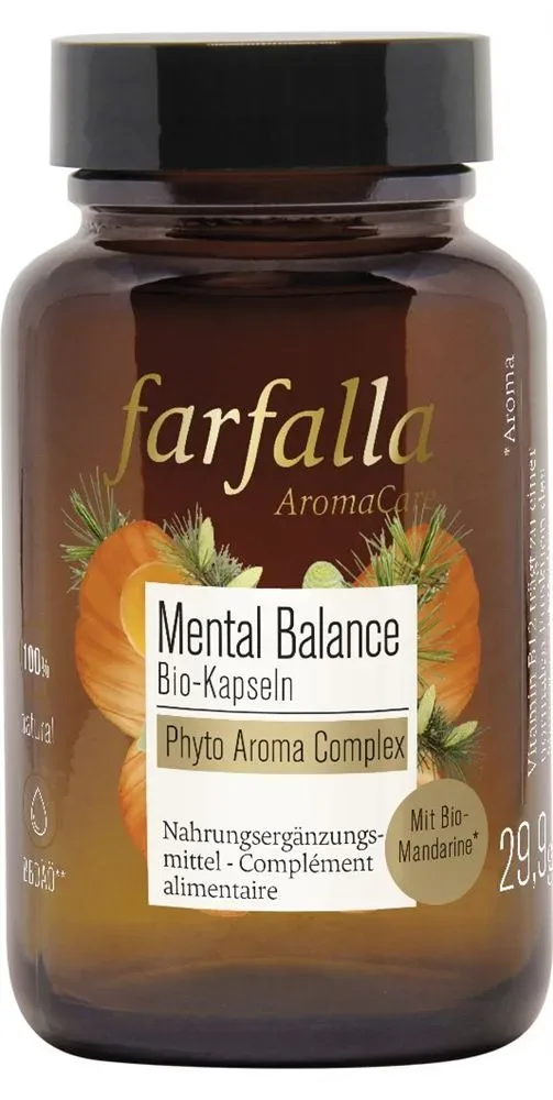 Farfalla Mental Balance Bio-Kapseln, Phyto Aroma Complex (60 Stk)