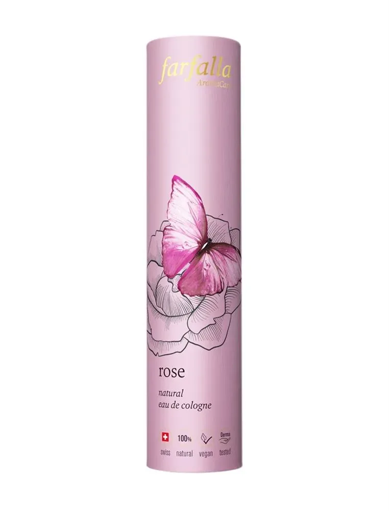 Farfalla rose, natural eau de cologne (50ml)