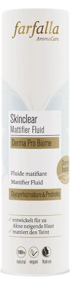 farfalla - SkinclearMattifierFluid,DermaProBiome, 30 ml