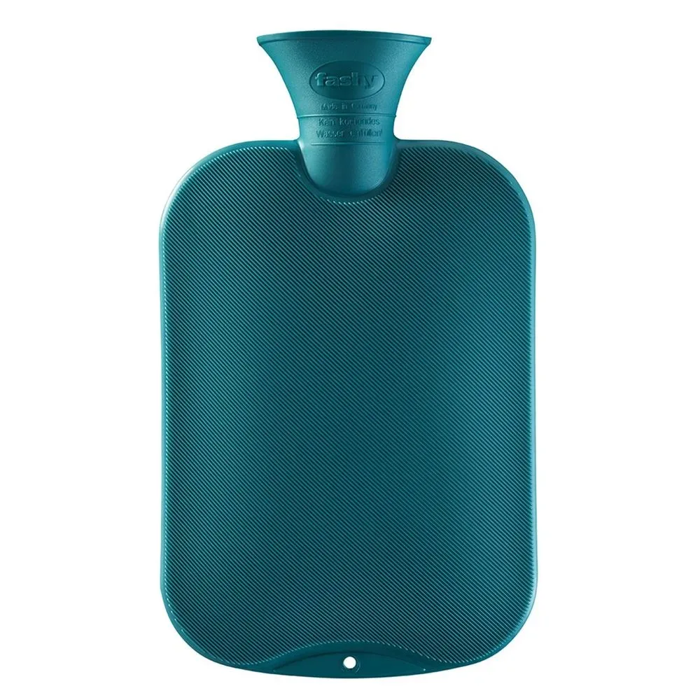 Fashy Wärmflasche 2l feine Halblamelle petrol Btl