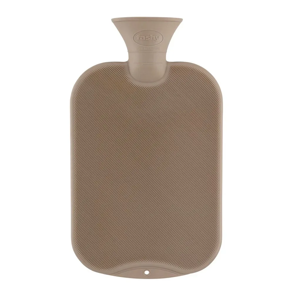 Fashy Wärmflasche 2l feine Halblamelle taupe Btl