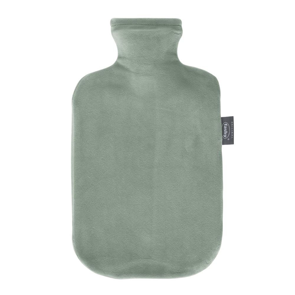 Fashy Wärmflasche 2l Flauschbezug grasgrün Btl