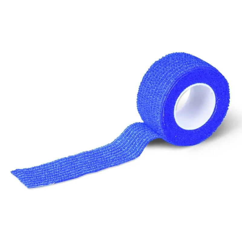 Fiwa flex Pflasterbinde haft elastisch 2.5cmx4.5m blau Rolle