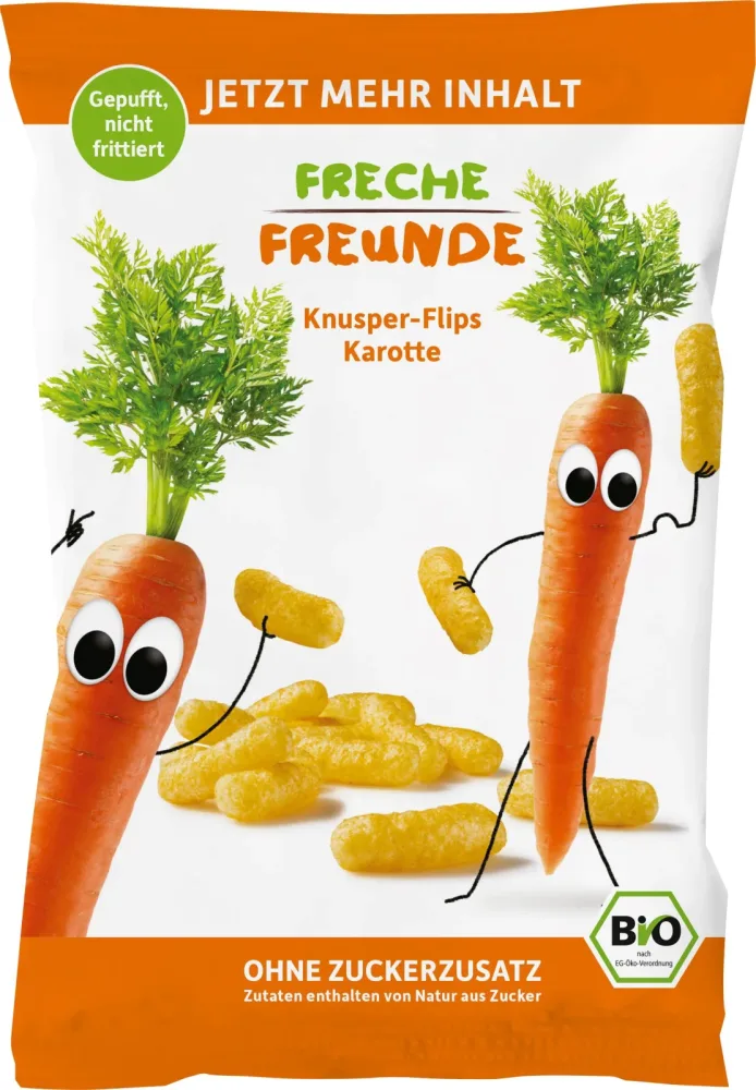 Freche Freunde Knusper-Flips Karotte Btl 30 g