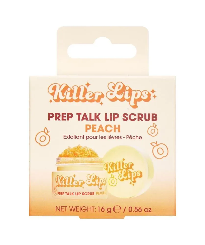 Killer Lips Prep Talk Lip Scrub Peach Ds 16 g