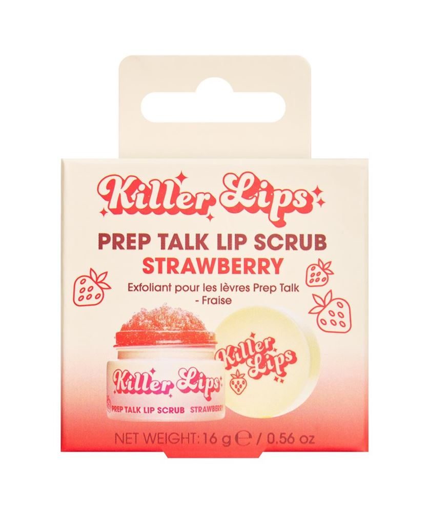 Killer Lips Prep Talk Lip Scrub Strawberry Ds 16 g