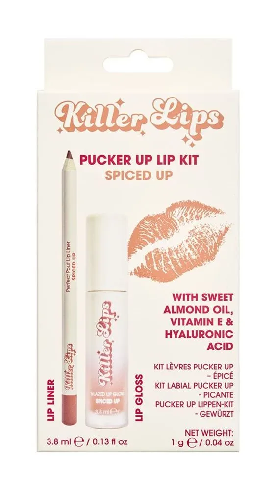 Killer Lips Pucker Up Lip Kit Spiced Up Box 3.8 ml