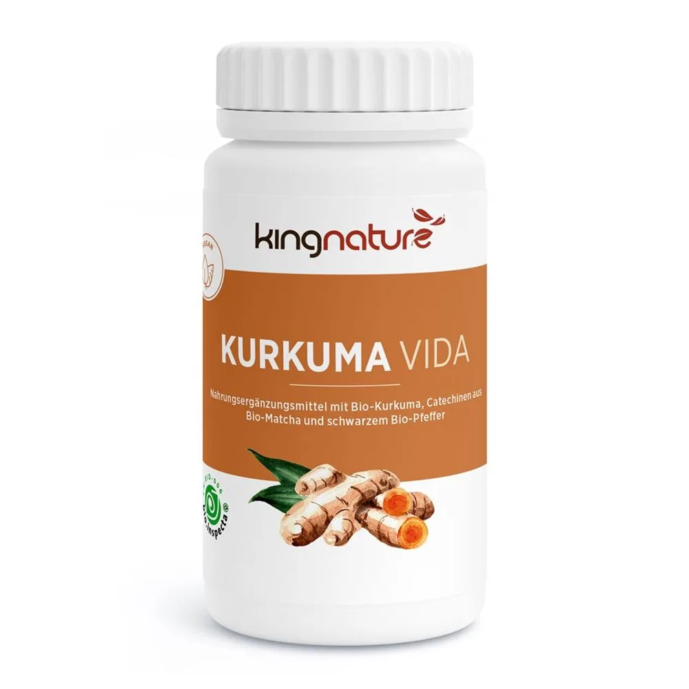 kingnature Kurkuma Vida Bio Kapseln (72 Stk)
