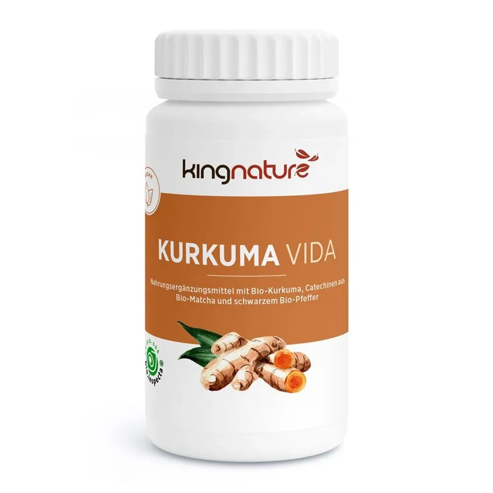 kingnature Kurkuma Vida Bio Kapseln (72 Stk)