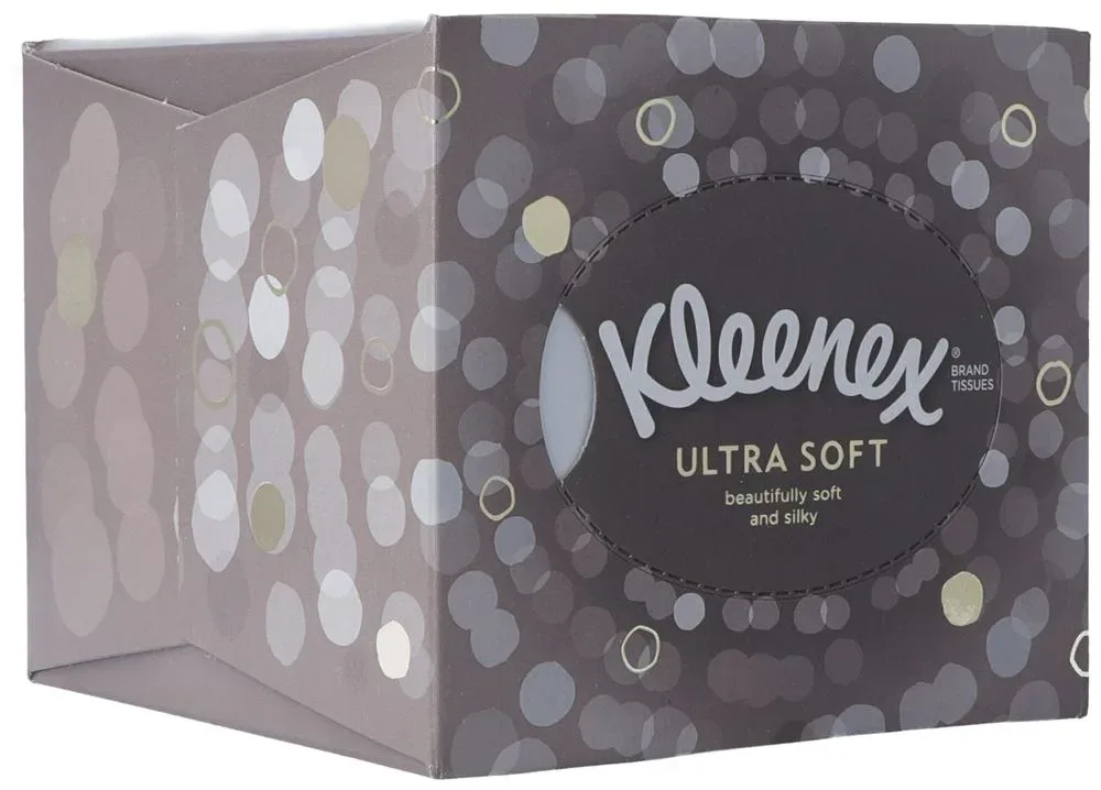 Kleenex Ultrasoft Kosmetiktücher Würfel 3-lagig, 48St
