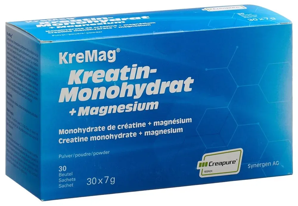KreMag Kreatin & Magnesium Pulver (30x7g)