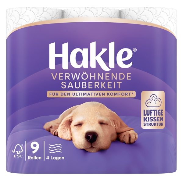 Hakle Toilettenpapier, Verwöhnende Sauberkeit (36 Stk)