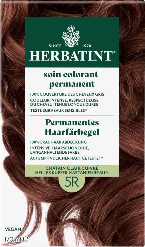 Herbatint Haarfärbegel 5R Helles Kupfer-Kastanienbraun 170 ml