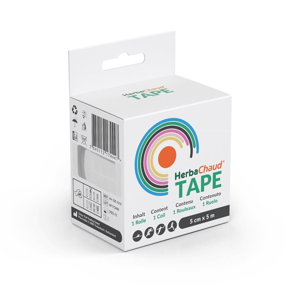 HerbaChaud Tape 5cmx5m weiss (1 Stück)