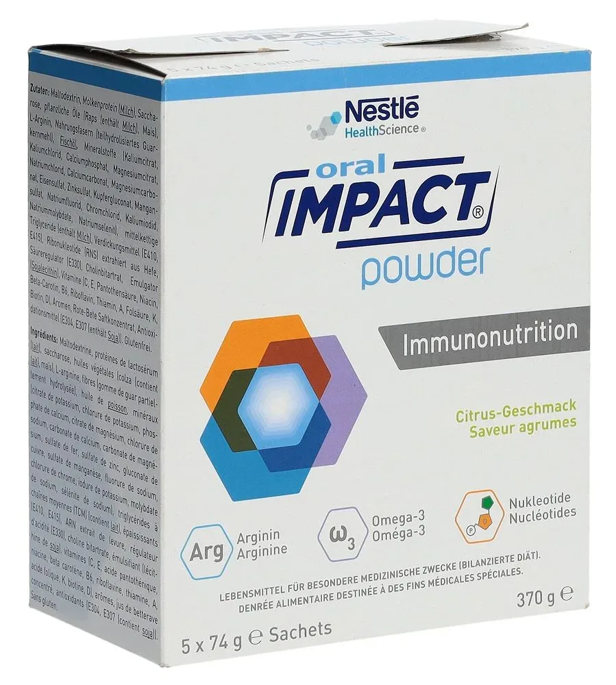 Impact Oral Immunonutrition Plv Citrus 5 Btl 74 g