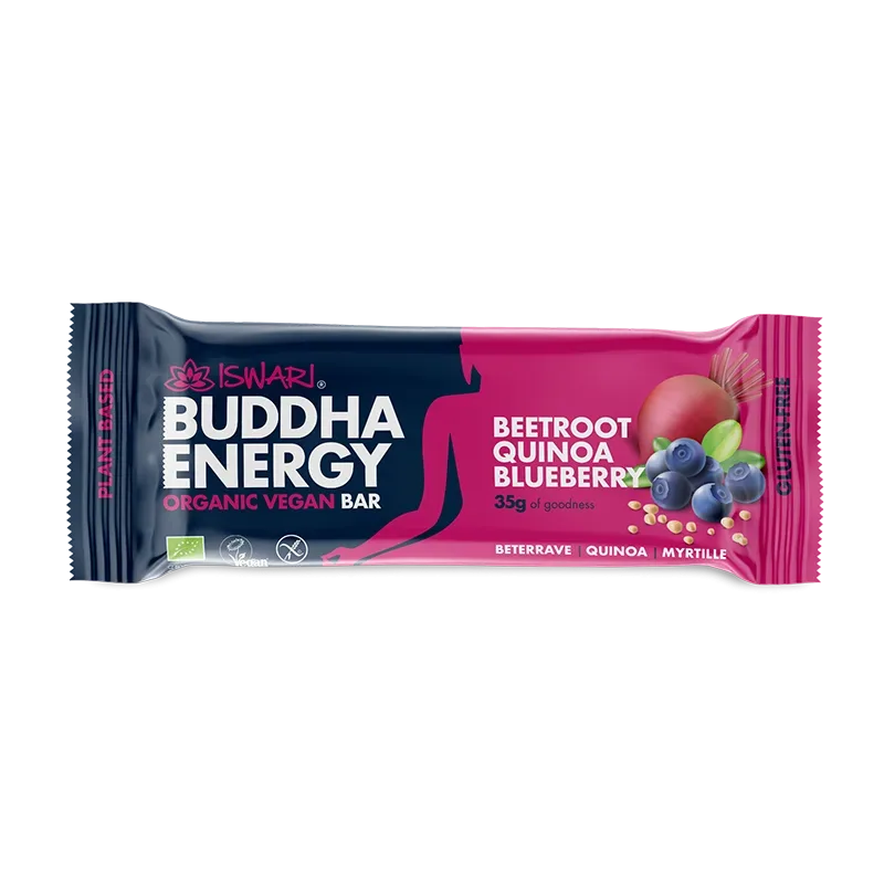 Iswari Energy Bar Rote Bete Quinoa & Heidelbeere BIO 35 g