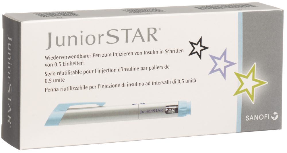 SANOFI juniorSTAR Insulinpen silber (1 Stk)