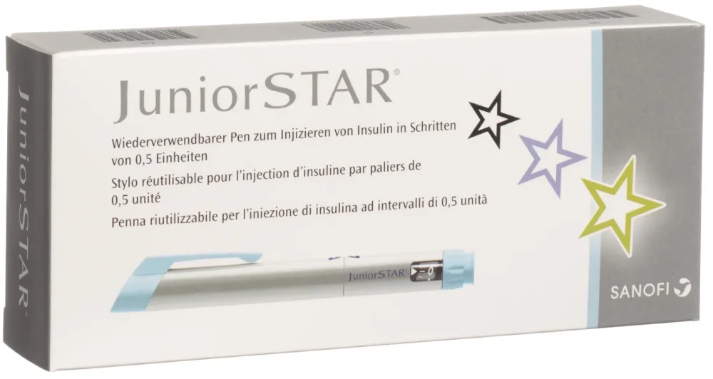 SANOFI juniorSTAR Insulinpen silber (1 Stk)