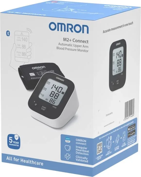 OMRON M2+ Connect Oberarm-Blutdruckmessgerät (1 Stk)