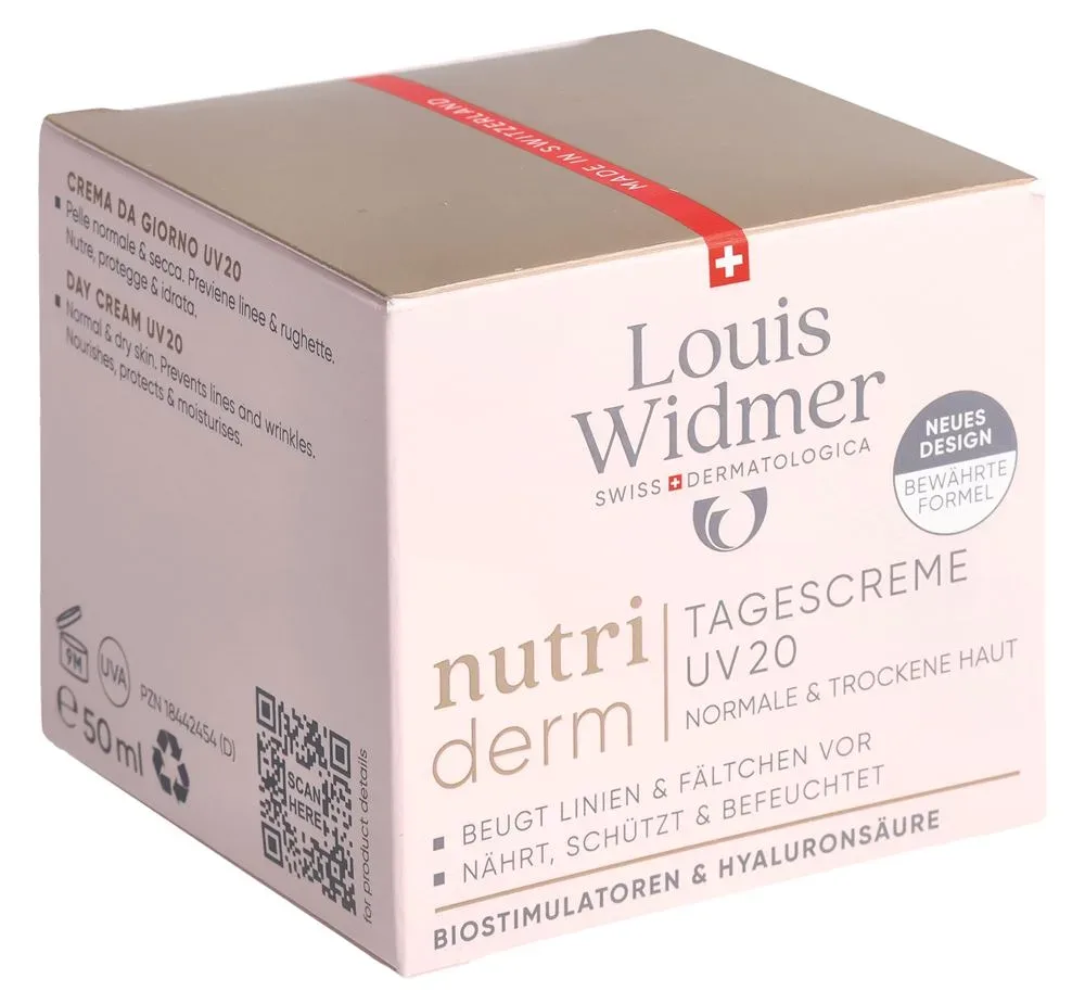 Louis Widmer - nutriderm Tagescreme UV 20, 50 ml