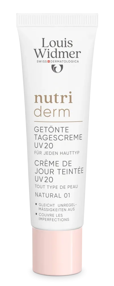 Louis Widmer nutriderm Getönte Tagescreme UV 20 - Natural 01 o.p