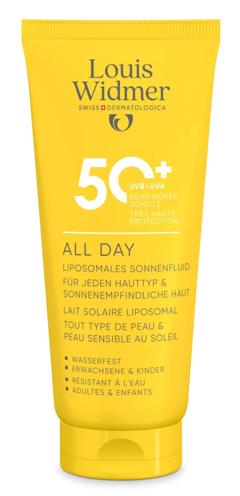 Louis Widmer All Day Sonnenfluid LSF50, unparfümiert (200ml)