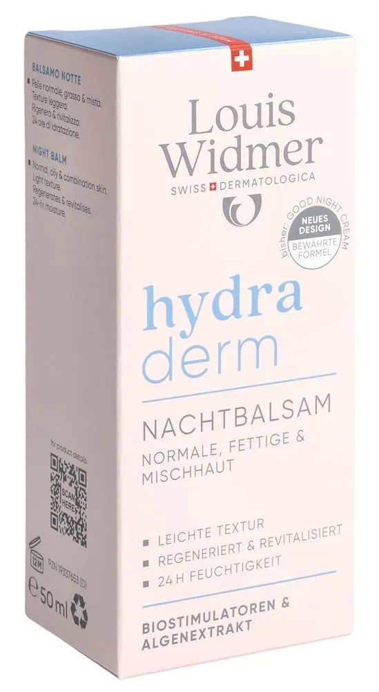 Louis Widmer - hydraderm Nachtbalsam, 50 ml