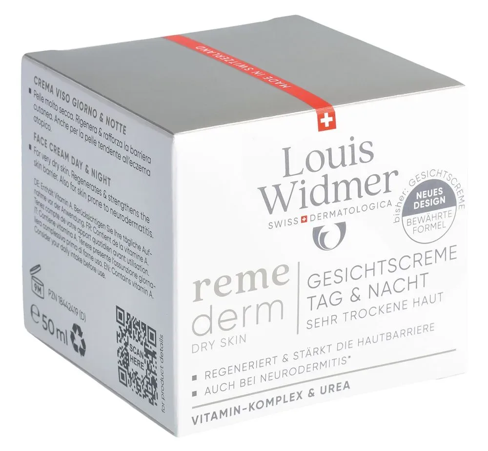 Louis Widmer remederm Gesichtscreme Tag und Nacht