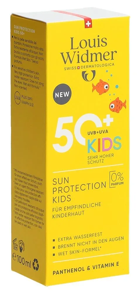 Louis Widmer - Sun Protection Kids 50+ ohne Parfum, 100  ml