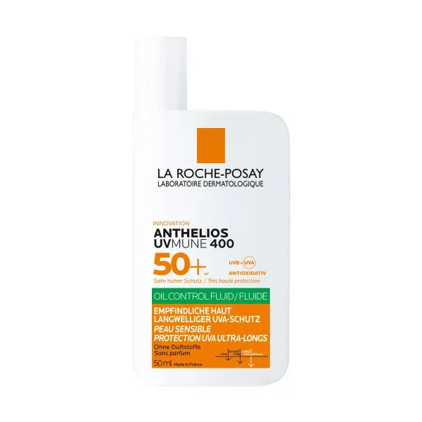 La Roche Posay - Anthelios Oil Control Fluid ohne Parfüm UVMune 400 LSF 50+, LRP Anth UVM Oil Control o.p., 50 ml