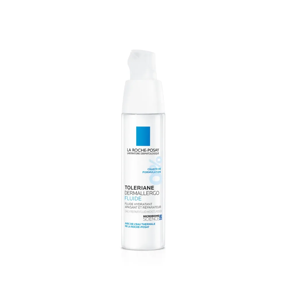La Roche Posay - Toleriane Dermallergo Fluid - Beruhigendes Reparierendes Feuchtigkeitsfluid, Tolériane Ultra Dermallergo Fluid, 40 ml
