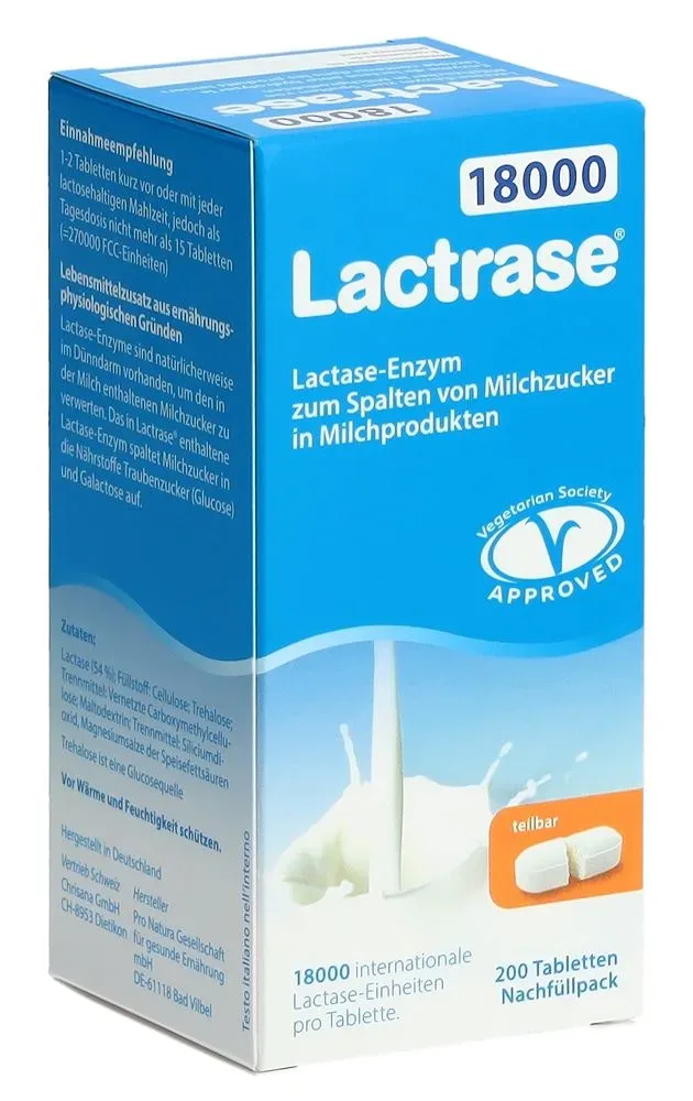 Lactrase 18.000 FCC Tabletten (200 Stk)