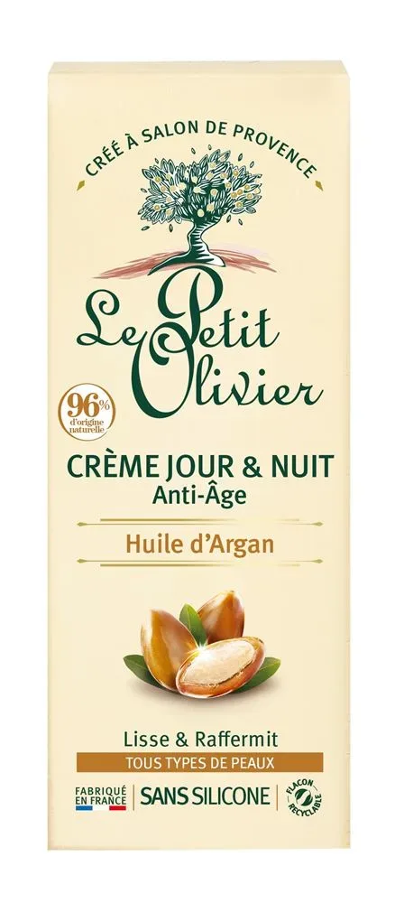 Le Petit Olivier Tag & Nachtcreme - Expert Argan Anti-Aging Global 50 ml