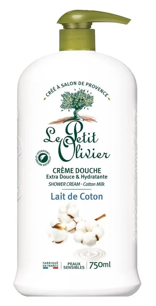 Le Petit Olivier Duschcreme Baumwollmilch Hypoallergen Fl 750 ml