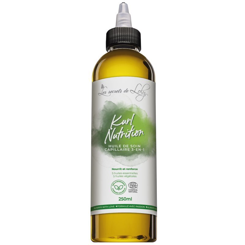 Les secrets de Loly Kurl Nutrition Huile de Soin Capillaire 3-en-1 250 ml