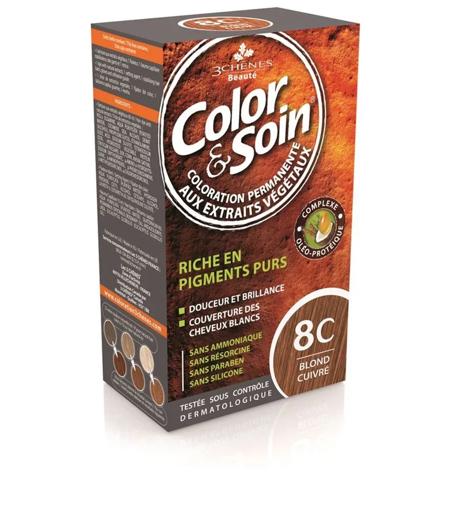 Color & Soin Coloration 8C, Kupferblond (135ml)