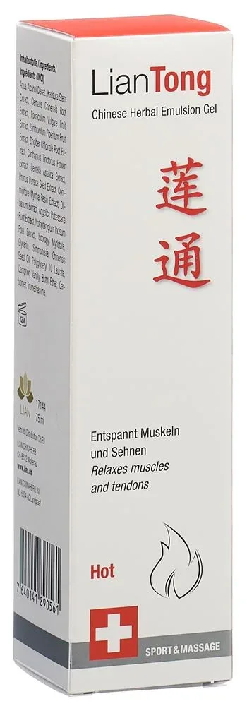 LianTong Chinese Herbal Hot Emulsion Gel (75ml)