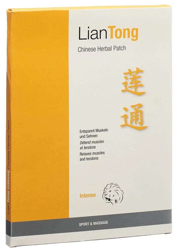 LianTong Chinese Herbal Intense Patch, 10x14cm (5 Stk)