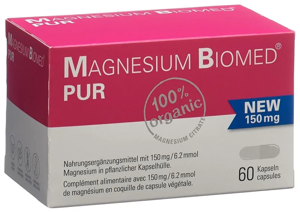 Magnesium Biomed Pur Kapseln (60 Stk)