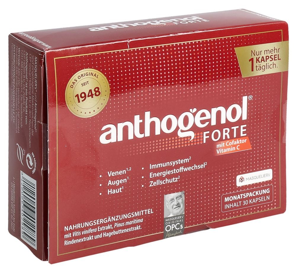 MASQUELIER'S Anthogenol forte Kapseln mit OPC (30 Stk)