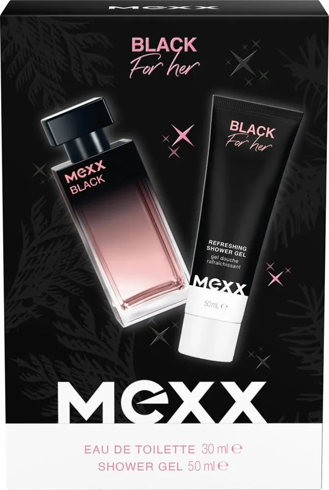 MEXX - Black For Her Eau de Toilette Geschenkset, set