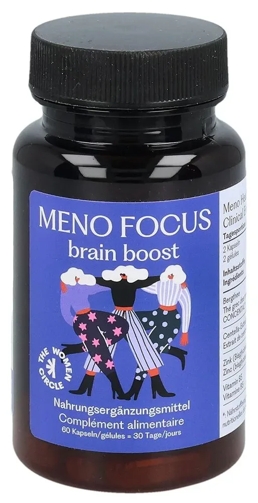 Meno Focus Brain Boost Kapseln The Women Circle 60 Stück
