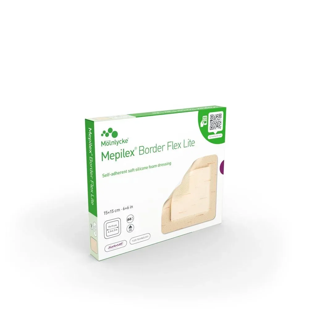 MepilexBorder Flex Lite 15x15cm (5 Stk)