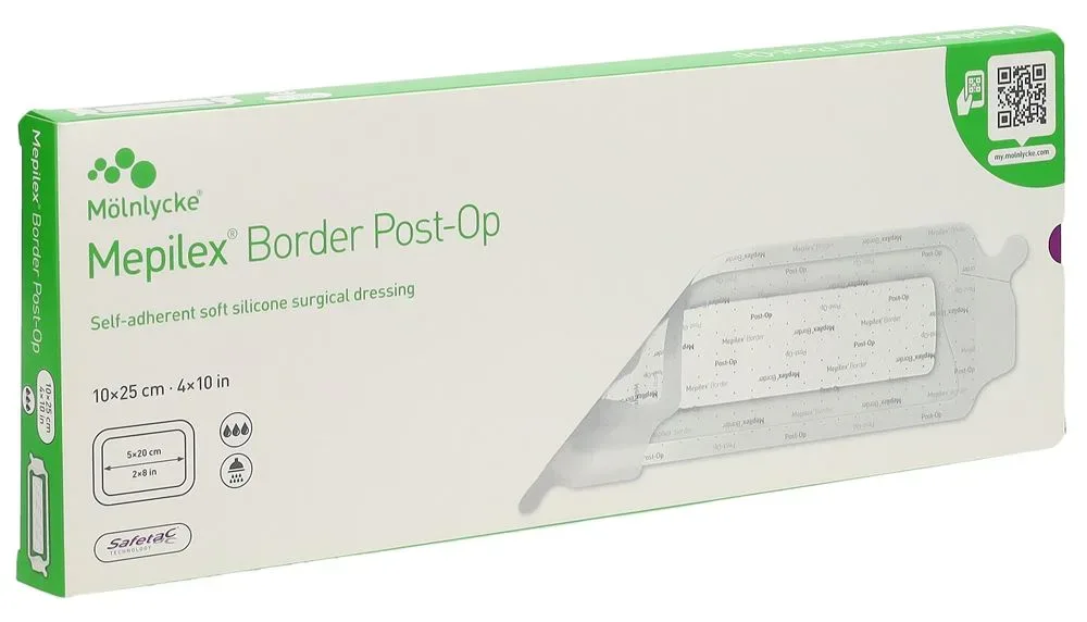 Mepilex Border Post OP 10x25cm Box 5 Stk